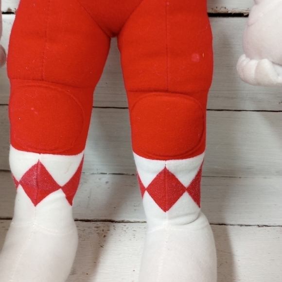 Mighty Morphin Power Rangers Jason Red Plush Figure 18" Tall from 1993 Saban. - Picture 3 of 9